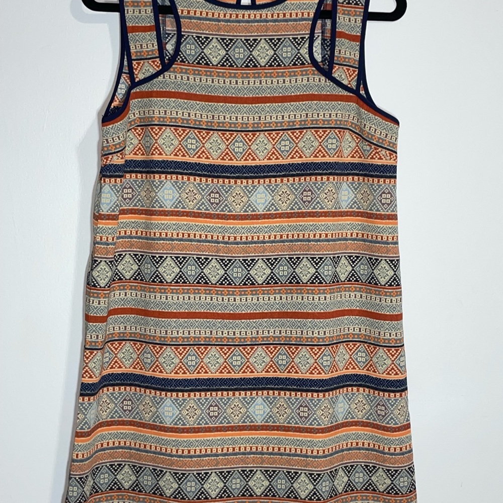 Under Skies Multicolor Geometric Mini Dress
